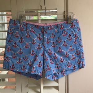 Lilly Pulitzer Anchors Away Callahan Shorts Size 4